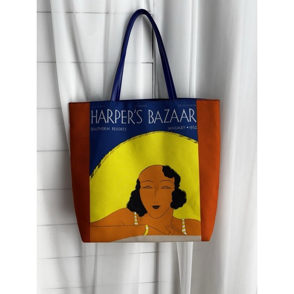 Harper's Bazaar Estee Lauder Tote Bag‎ Shopper Southern Resorts Beach NEW - Picture 1 of 4